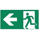 Pictogram noodverlichting MacBright C man pijl Links Pictogram noodverlichting MacBright C man pijl Links
